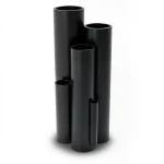 HDPE Pipe Pressure 4 Bar PE 80 Size 140 mm Thickness 4.3 mm Black