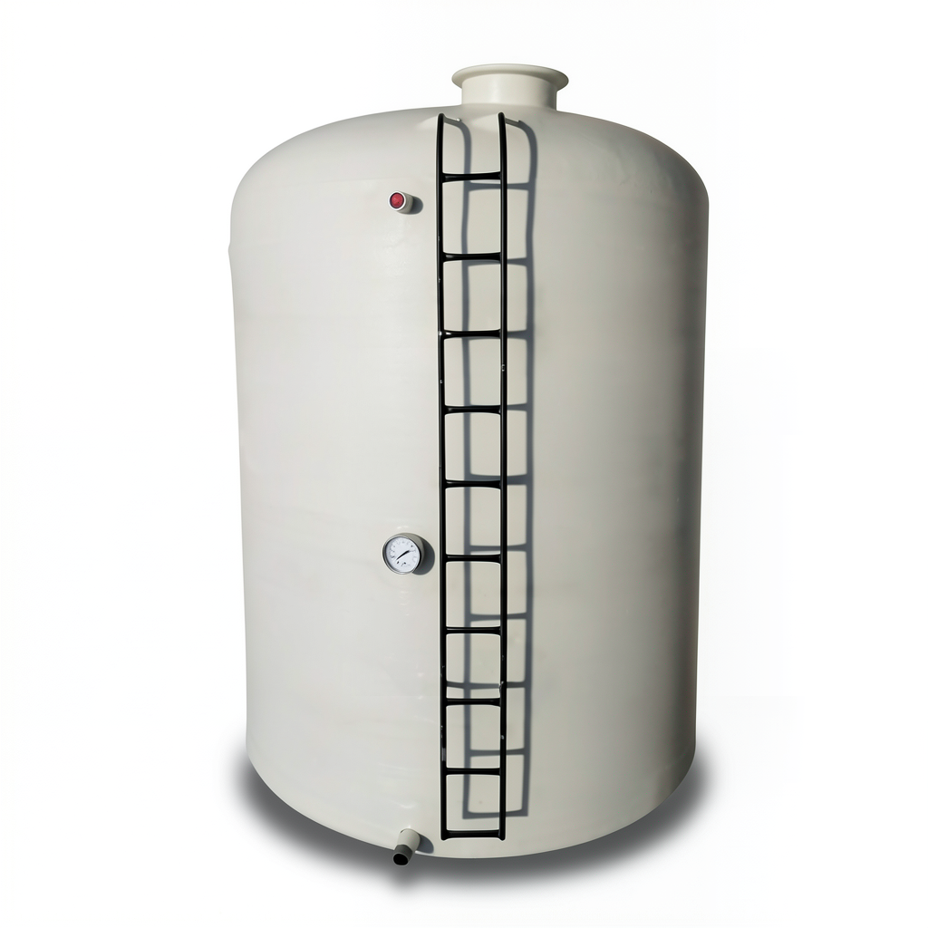 Water Tank Marjan Vertical Fiberglass 60000 Liter, Diameter 400 cm, Height 526 cm