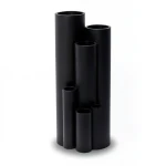 HDPE Pipe Pressure 4 Bar PE 80 Size 200 mm Thickness 6.2 mm Black