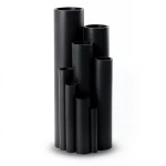 HDPE Plastic Pipe Pressure 4 Bar PE 80 Size 225 mm Thickness 6.9 mm Black