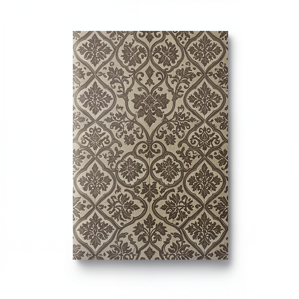 Spanish Patterned Wallpaper 10 m x 0.53 m Brown, Model G56633