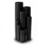 HDPE Plastic Pipe Pressure 4 Bar PE 80 Size OD 315 mm Thickness 9.7 mm Black