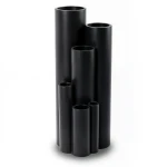 HDPE Plastic Pipe Pressure 3.2 Bar PE 80 Size 280 mm Thickness 6.9 mm Black