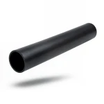 High Density Polyethylene Pipe Pressure 6.3 Bar PE 100 Size 140 mm Thickness 5.4 mm Black