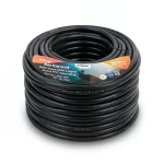 سلك نحاس مصمت مقاوم للحرارة احادى النواة معزول PVC 90º 4 مم² 450/750 فولت 300 قدم أسود | شركة الفنار