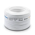 سلك نحاس مصمت مقاوم للحرارة أحادي النواة معزول PVC 90º الفنار 2.5 مم² 450/750 فولت 300 قدم أبيض | شركة الفنار
