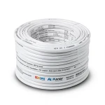 سلك نحاس مصمت مقاوم للحراره احادى النواة معزول PVC 90º 4 مم² 450/750 فولت 300 قدم أبيض | شركة الفنار