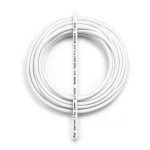 سلك نحاس مصمت مقاوم للحراره احادى النواة 6 مم² 450/750 فولت أبيض، عازل PVC 90º | شركة الفنار