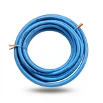 سلك نحاس مصمت مقاوم للحرارة أحادي النواة معزول PVC 90ºC مقاس 0.75 مم² 300/500 فولت طول 300 قدم أزرق | شركة الفنار