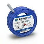 سلك مفرد نحاس مجدول 2/0 AWG مطلي قصدير 1000 فولت، عزل PVC +105°C ازرق، طول 500 قدم | شركة كابلات الشرقية للصناعة