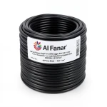 Heat Resistant Single Core Solid Copper Cable PVC 90ºC Insulation 1 mm² 300/500 Volt 300 Feet Black | Al Fanar