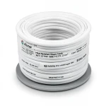 Heat Resistant Single Core Solid Copper Cable PVC 90ºC 2.5 mm² 450/750V 300ft White | Al Fanar