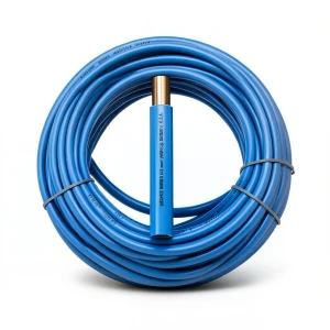 Heat Resistant Single Core Solid Copper Cable PVC 90 ºC 0.75 mm² 300/500 Volt 300 Feet Blue | Al Fanar