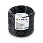 Single Core Solid Copper Cable PVC 70 ºC Insulation 0.75 mm² 300/500 Volt 300 Feet Black | Al Fanar