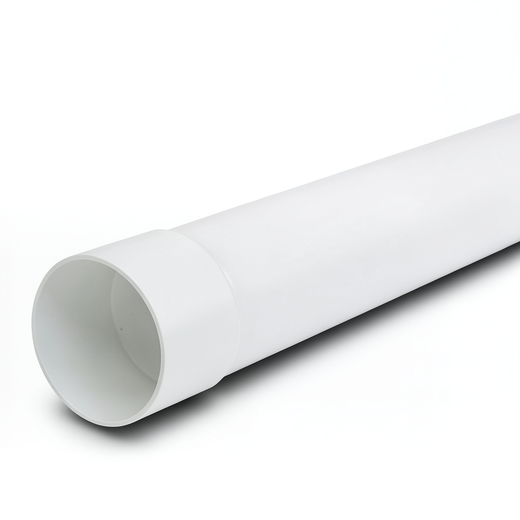 مواسير UPVC ضغط 250 psi مقاس 2 1/2 بوصة سماكة 4.80 مم لون أبيض