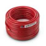 سلك نحاس مصمت مقاوم للحراره احادى النواة عزل PVC 90º 1.5 مم² قطر 2.8 مم احمر 450/750 فولت طول 300 قدم | شركة الفنار