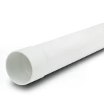 UPVC Plastic Pipe 3 inch Thickness 5.87 mm Nominal Pressure 250 psi White