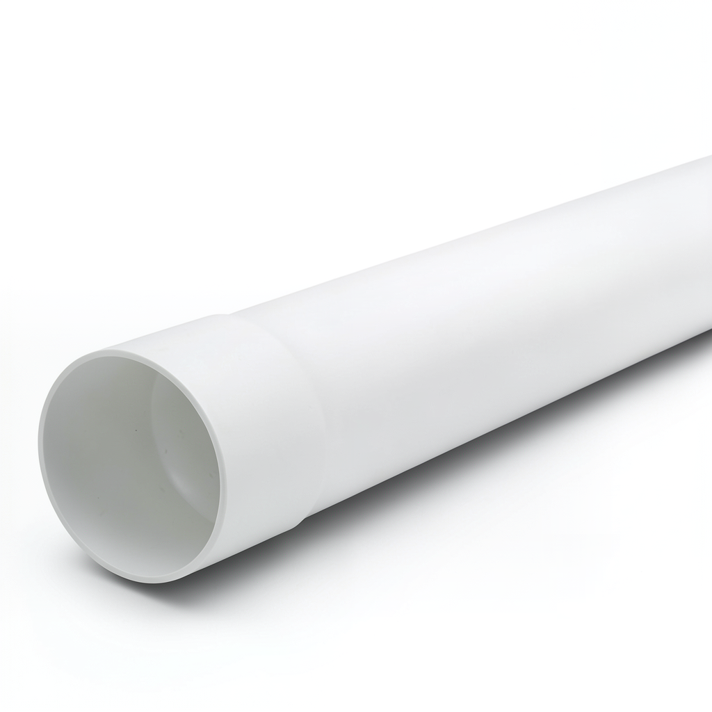مواسير بلاستيك UPVC ضغط 250 psi مقاس 6 بوصة سماكة 11.10 مم لون أبيض