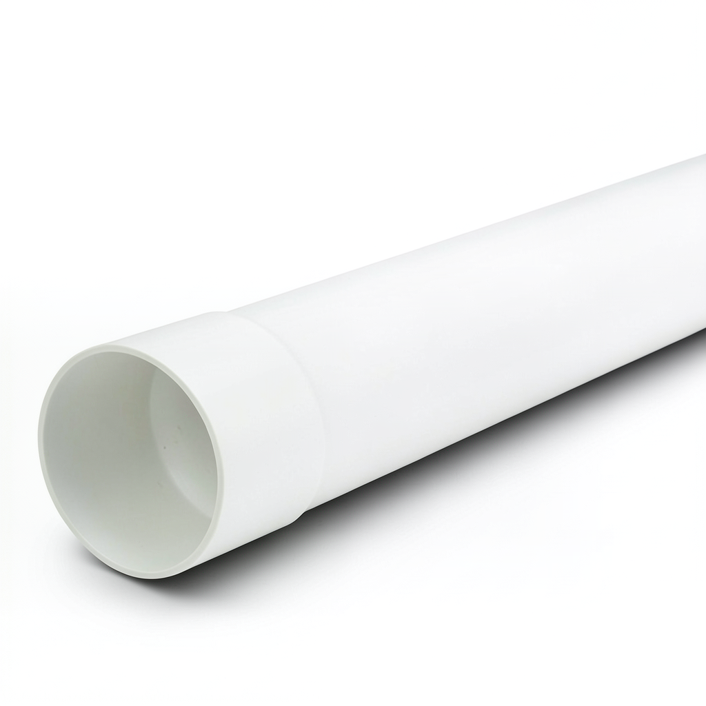 مواسير UPVC ضغط 250 psi مقاس 8 بوصة سماكة 15.45 ملم لون أبيض