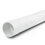 UPVC Plastic Pipe Nominal Pressure 315 psi Size 1/2 inch Thickness 2.08 mm White Color