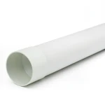 UPVC Pipe Nominal Pressure 315 psi Size 3/4 inch Thickness 2.49 mm White Color
