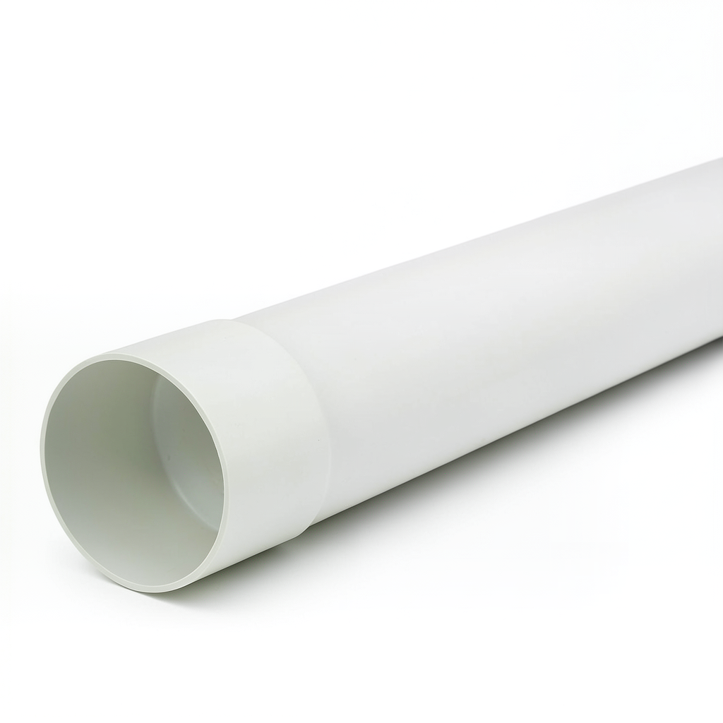 مواسير UPVC ضغط 315 psi مقاس 3/4 إنش سمك 2.49 ملم لون أبيض