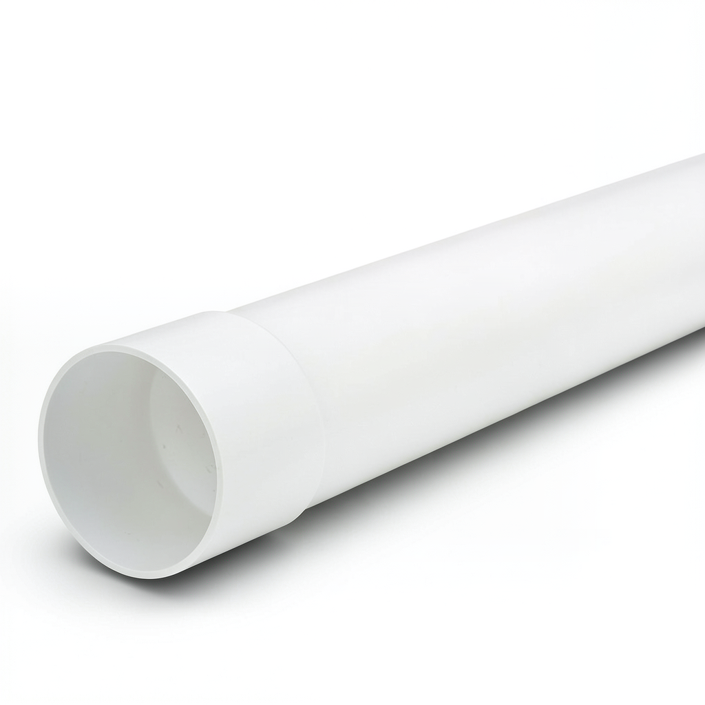 أنابيب بلاستيك UPVC ضغط 315 psi مقاس 1 إنش سماكة 2.97 مم لون أبيض