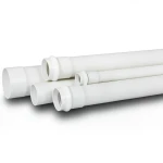 UPVC Pipe Schedule 40 Size 3/4 inch Thickness 3.38 mm White Color
