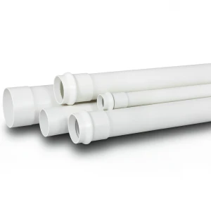 UPVC Pipe Schedule 40 Size 3/4 inch Thickness 3.38 mm White Color