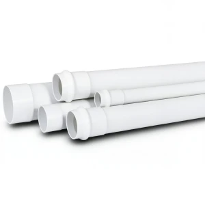 UPVC Plastic Pipe Schedule 40 Size 1 1/2 inch Thickness 4.19 mm White Color