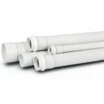 UPVC Plastic Pipe Schedule 40 Size 2 1/2 inch Thickness 5.77 mm White Color