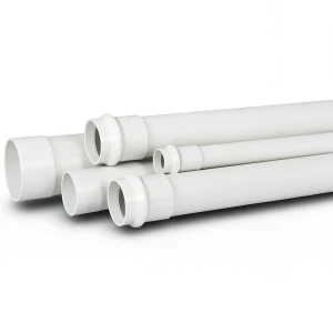 UPVC Plastic Pipe Schedule 40 Size 2 1/2 inch Thickness 5.77 mm White Color