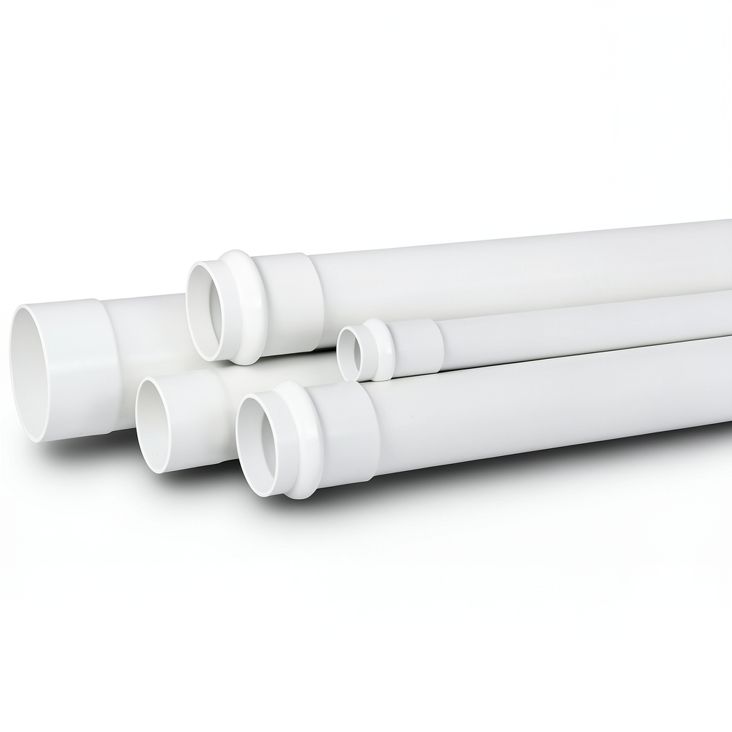UPVC Pipe Schedule 40 Size 3 inch Thickness 6.15 mm White Color