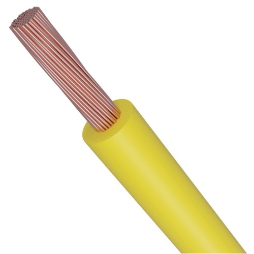 18 AWG Stranded Copper American Electric Wire, PVC Insulation 105°C, Yellow, 600V, 2500ft | Asharqiyah Cables Company for Industry