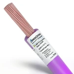 10 AWG Stranded Copper Electrical Wire, 600V PVC Insulation +105°C Violet | Asharqiyah Cables Company for Industry