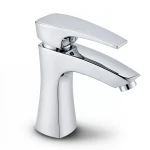 Automatic Short Washbasin Mixer Brass, Chrome Color