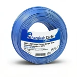 1 AWG 1C Stranded Tinned Copper Wire, 1000V PVC Insulation +105°C Blue, 500ft | Asharqiyah Cables Company for Industry