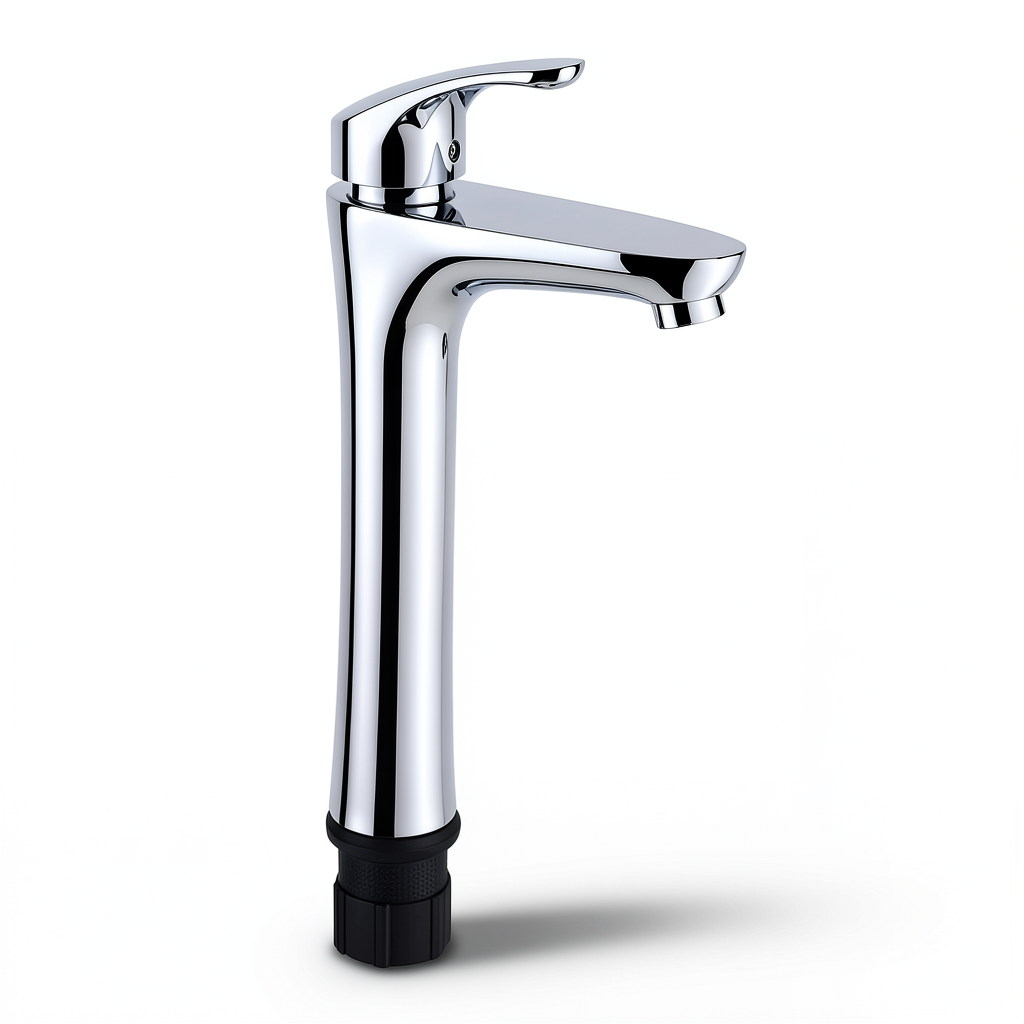 ABS High Automatic Washbasin Mixer Chrome Color