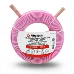 10 AWG Stranded Copper Electric Wire 600V PVC +105°C Pink | Asharqiyah Cables Company for Industry