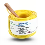 سلك كهرباء 10 AWG نحاس مجدول عزل PVC +105°C اصفر، جهد 600 فولت | شركة كابلات الشرقية للصناعة