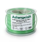 10 AWG Stranded Copper Wire 600 V PVC Insulation (+105°C) Green | Asharqiyah Cables Company for Industry