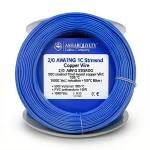 2/0 AWG 1C Stranded Tinned Copper Wire 1000 Vac, PVC Insulation +105°C Blue 500ft | Asharqiyah Cables Company for Industry