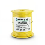 12 AWG Stranded Copper American Electric Wire, PVC Insulated 105°C, Yellow, 600V, 2500 ft | Asharqiyah Cables Company for Industry