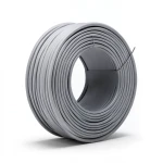 سلك نحاس شعر 1.5mm جهد 450/750 فولت طول 100 ياردة عزل PVC رمادي