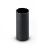 HDPE Plastic Pipe Pressure 4 Bar PE 80 Size 160 mm Thickness 4.9 mm Black