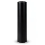 أنابيب HDPE ضغط 4 بار PE 80 مقاس 200 مم سماكة 6.2 مم لون أسود