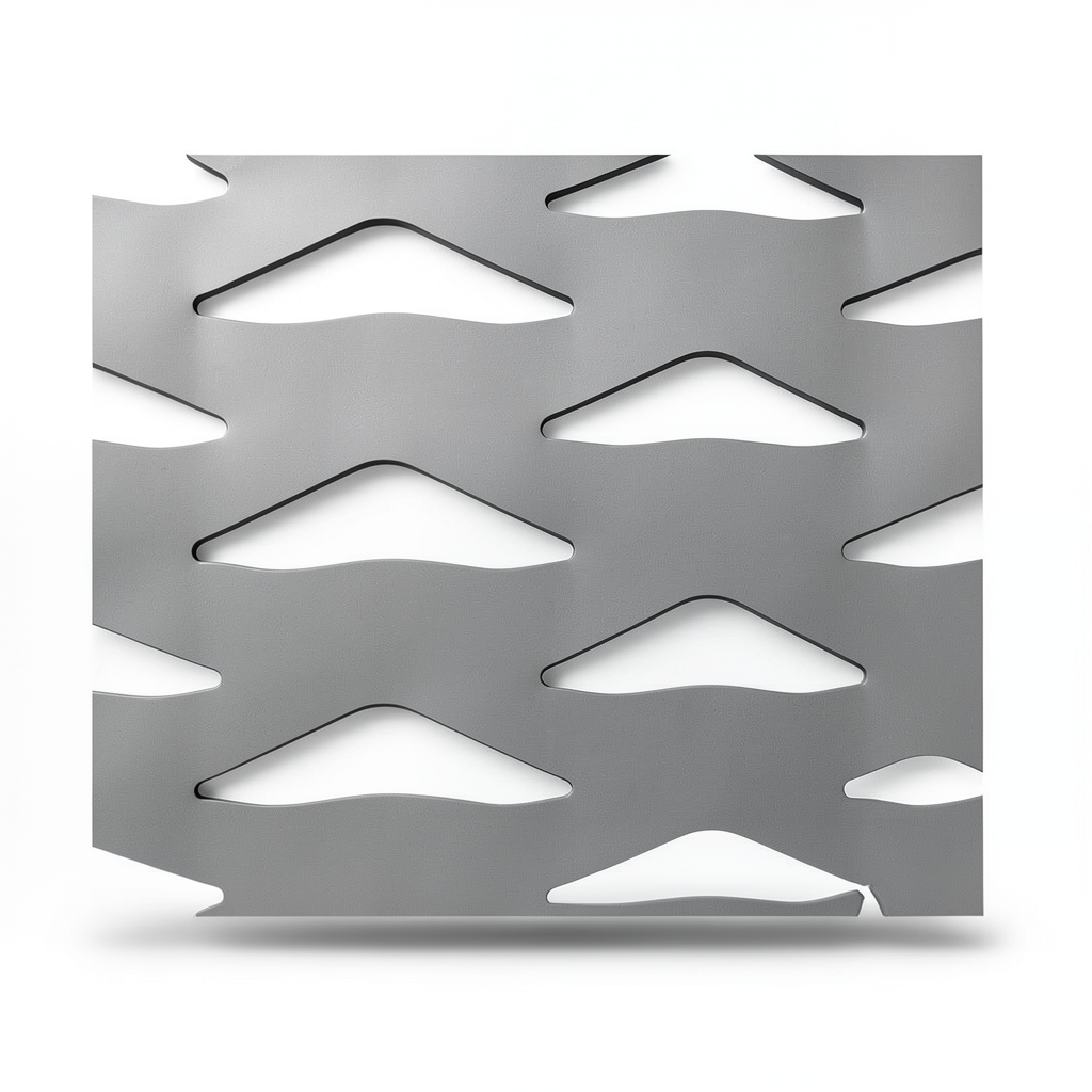 سلك شبك معدني (بقلاوه) حديد اسود تصميم معماري سماكة 2.8 ملم مقاس 1.22×4 م