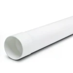 مواسير بلاستيك UPVC ضغط 250 psi مقاس 2 بوصة سماكة 4.06 مم لون أبيض