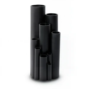 High Density Polyethylene Pipe Pressure 4 Bar PE 80 Size 250 mm Thickness 7.7 mm Black