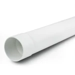 أنابيب بلاستيك UPVC ضغط 250 psi مقاس 3 إنش سماكة 5.87 مم لون أبيض